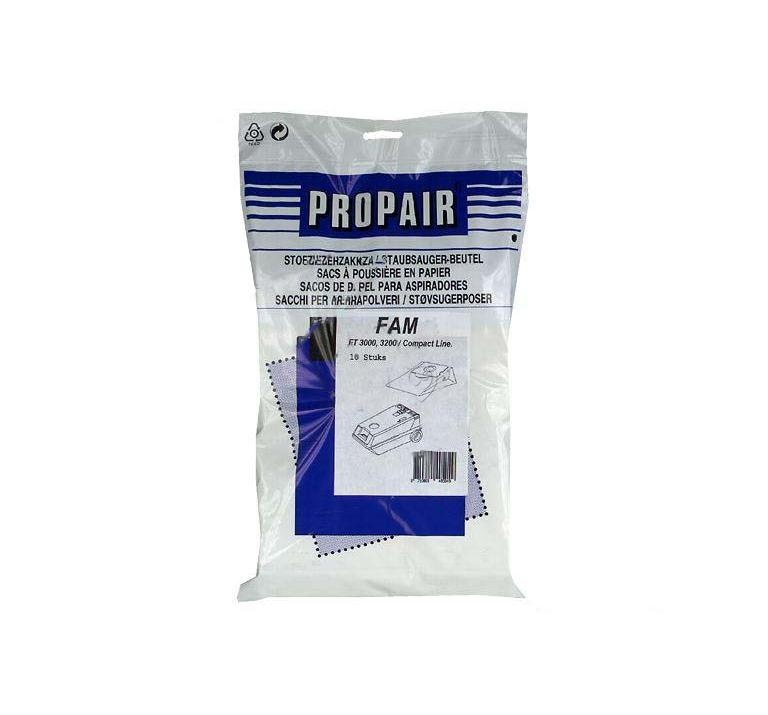 Sac de praf Propair 3000/3200 pentru aspirator FAM, set 10 bucăți