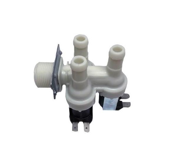 Electrovalva pentru mașini de spălat T&P cu 3 ieșiri, 90° D=3x15mm