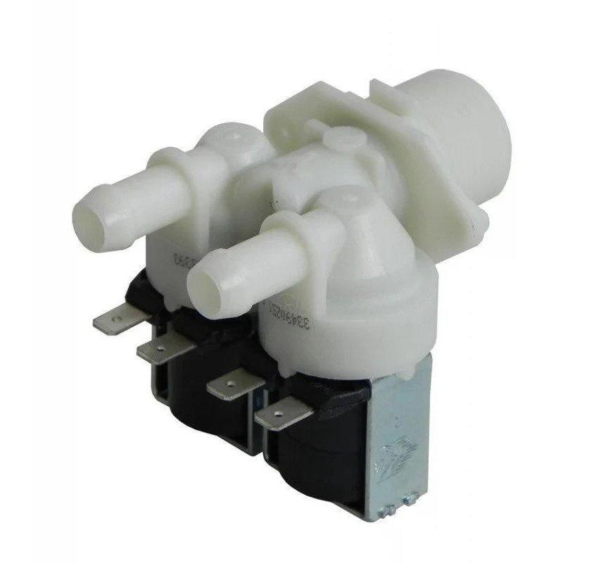 Electrovalvă Alimentare Apă 2 Ieşiri pentru Maşină de Spălat Whirlpool & Magnetoventil VESTEL 30023393