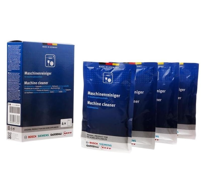 Detergent pentru mașini de spălat vase Bosch, 4 plicuri a câte 45g, Cod: 00312477