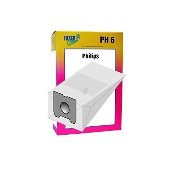 Set de Sacii Aspirator Philips FILTERCLEAN PH6 000232-K pentru FC6843 (4 buc)