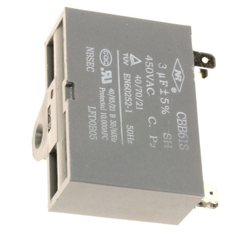 Condensator Whirlpool Indesit 480150100963 - C00395616 CBB611A (3UF/450V)