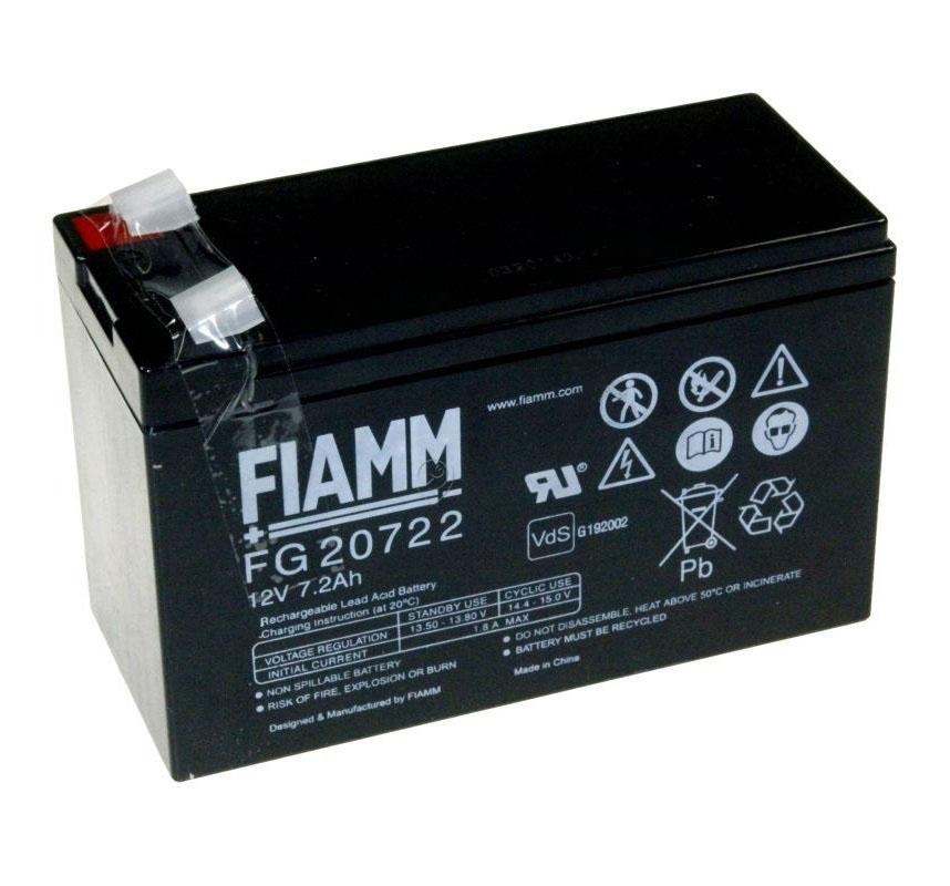 Acumulator plumb FIAMM FG20722 12V-7,2AH VDS