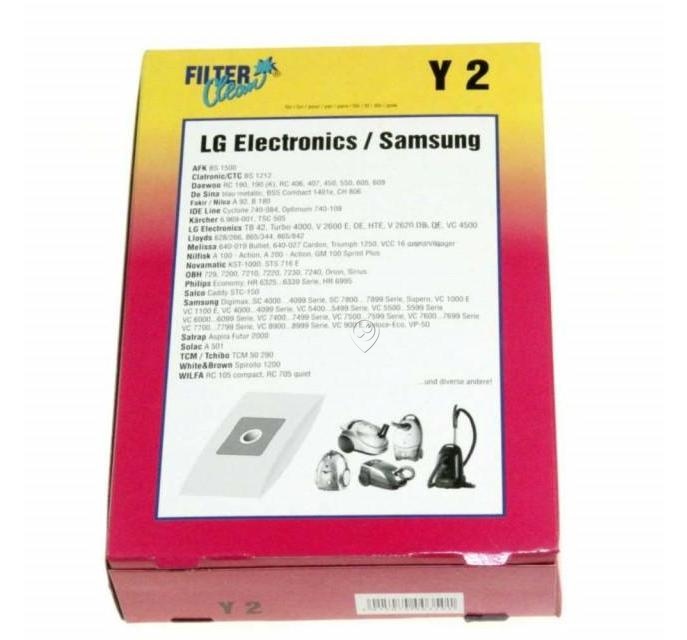 Set saci aspirator Samsung și Nilfisk - 6 buc + 2 filtre FILTERCLEAN Y2 000114-K