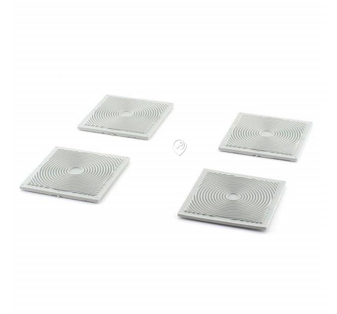 Set amortizoare vibrații HAROPLAST 4 bucăți 8x8 cm pentru mașini de spălat