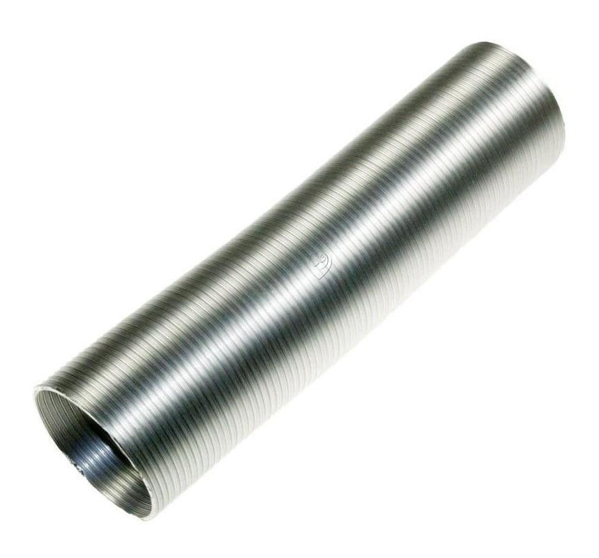 Furtun pentru evacuarea aerului la uscătorul de rufe Miele - Nedco 610.041.37 - tub de evacuare din aluminiu, diametru 100mm, lungime 3M, pentru hotă