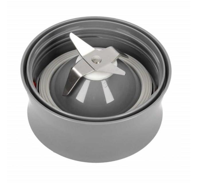 Suport și Cutit pentru Robot de Bucătărie Kenwood și Delonghi KW680953 cu Soclu Gri