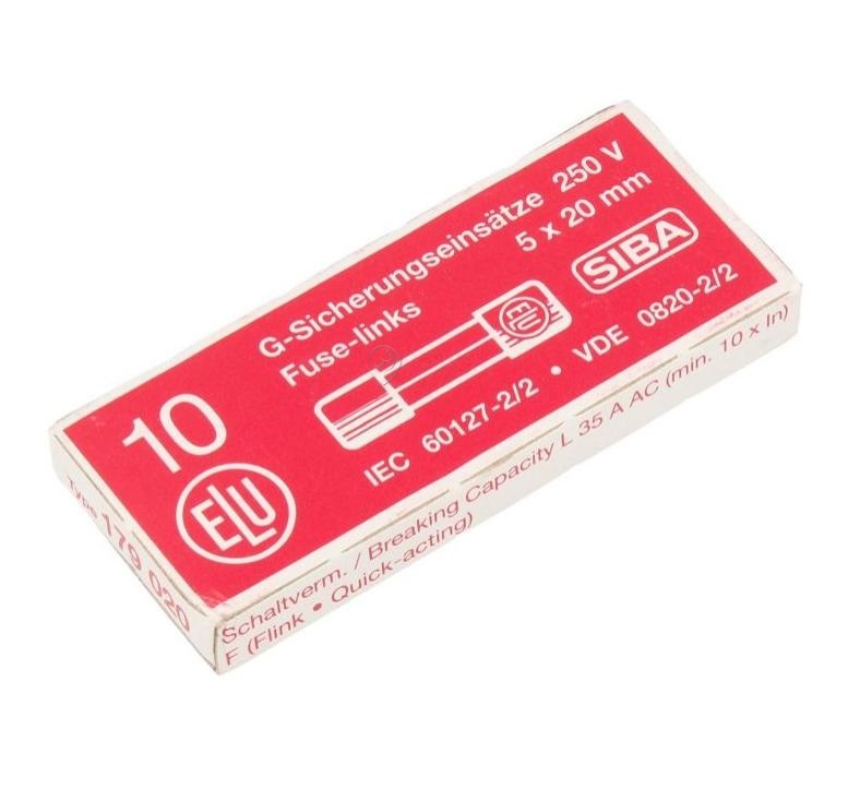 Set 10 bucăți siguranțe rapide 4,0A-F 5x20mm