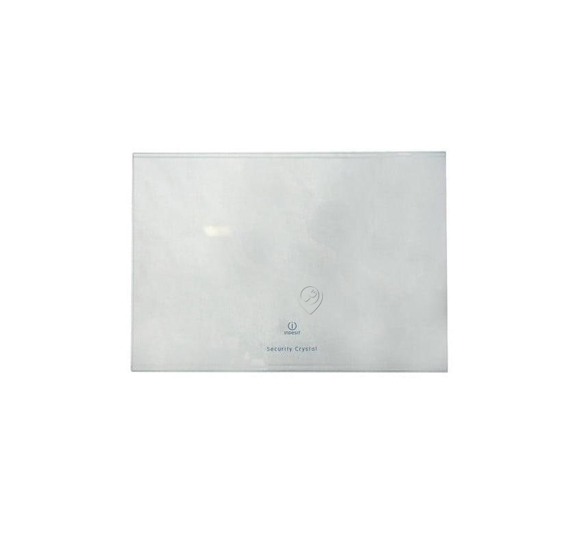Raft de Sticlă Original Whirlpool/Indesit C00143042 - Dimensiuni 472x328x4 mm