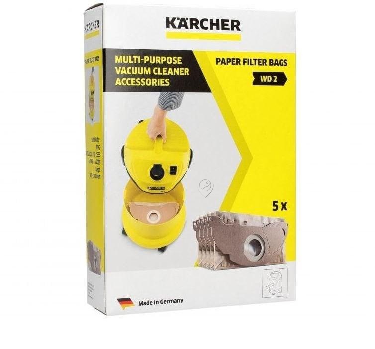 Set Original de 5 Sacii de Hârtie pentru Aspirator Karcher 6.904-322.0