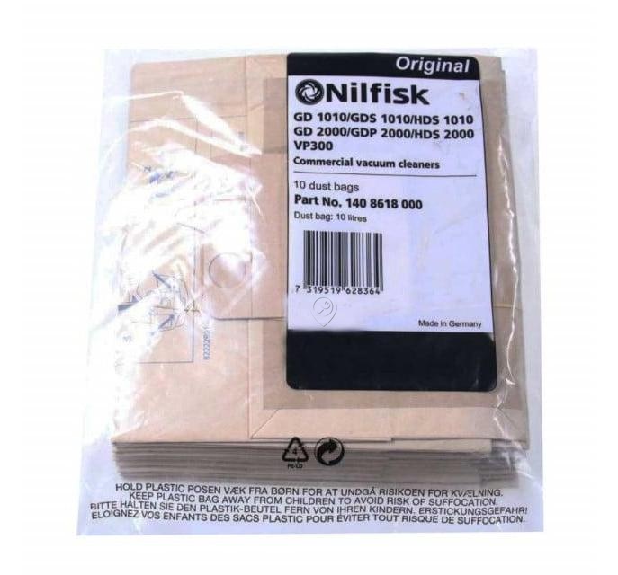 Set saci aspirator Nilfisk 10L - 10 bucăți (140 8618 000)