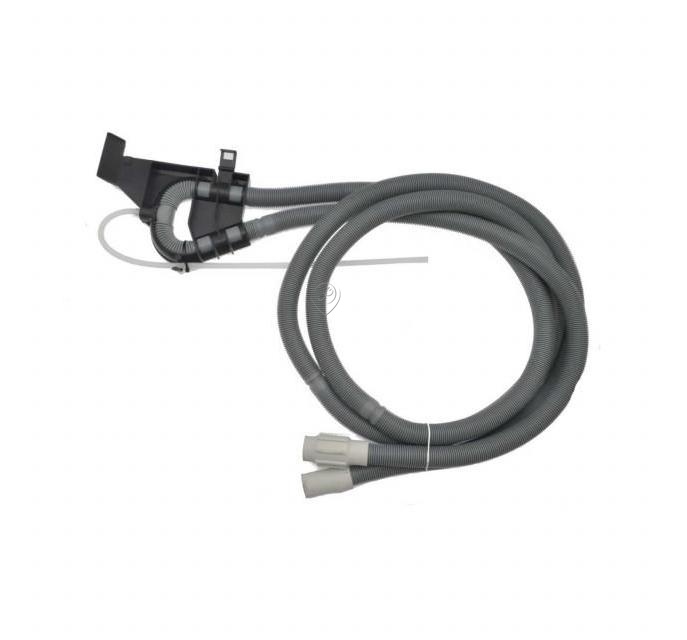 Furtun Evacuare Apa Whirlpool/Indesit C00324329 cu Ventil și Kit de Montaj