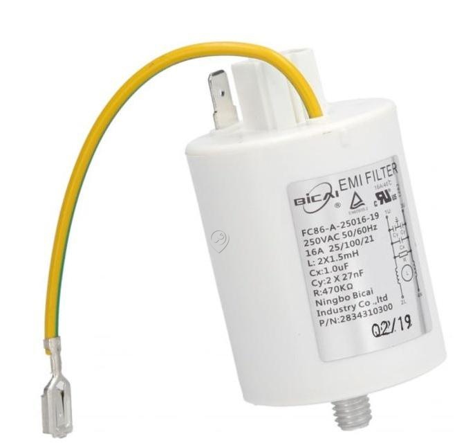 Condensator și Filtru Deparazitare Beko/Grundig Original 2827980500 C00888835
