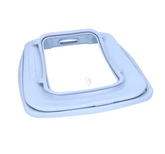 Garnitură hublou compatibilă cu mașinile de spălat Candy și Hoover - VALPLAST 81452546, 80049141