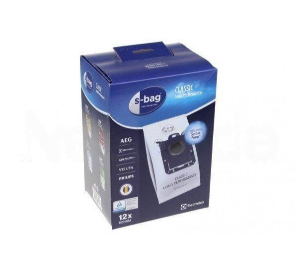 Electrolux - Sac pentru aspirator - s-bag - clasic - performanță îndelungată - e201sm - pachet/12 - 9001684811