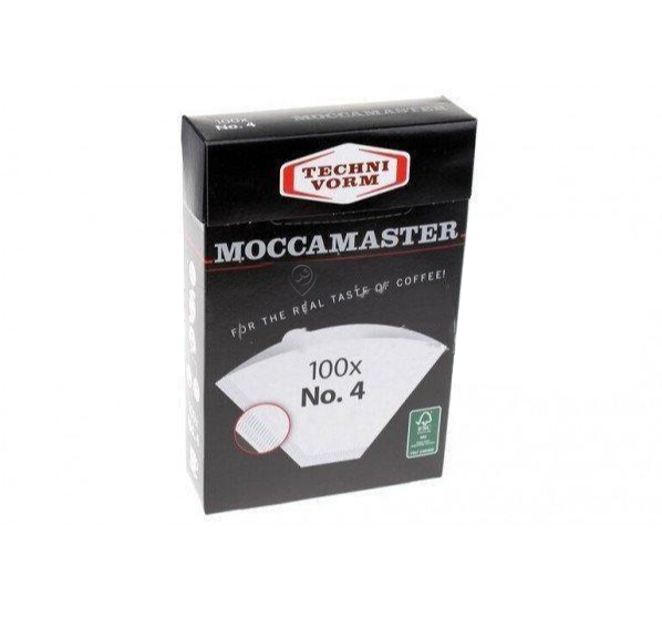 Moccamaster - Filtru de cafea din hârtie - nr 4 - pachet/100 - 85022