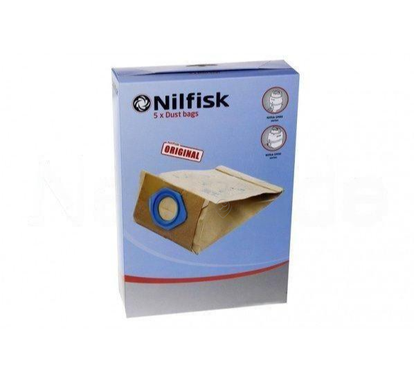 Nilfisk - Saci de hârtie pentru praf gs/gm 80/90 (5) - ga70/gm80/g - 82095000 - pentru Aspirator NILFISK - 8888