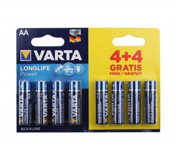 Varta Longlife - LR6 - MN1500 - AA - Blister 4+4 Gratis - 4906121448