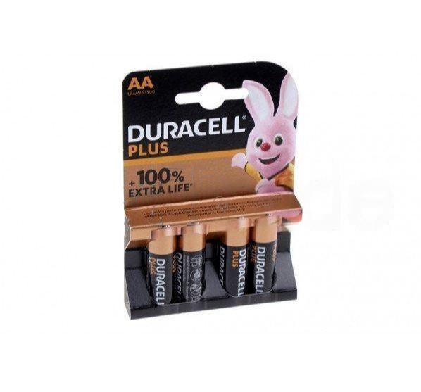 Baterie Duracell alcalină AA / MN1500 / LR06 plus 100% extra viață blister 4 buc - 12731