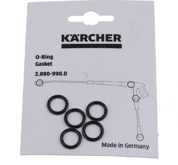 Karcher - Set de inele O-ring - 5 bucăți - aparat de curățat cu presiune - 28809900 - pentru Curățător cu presiune
