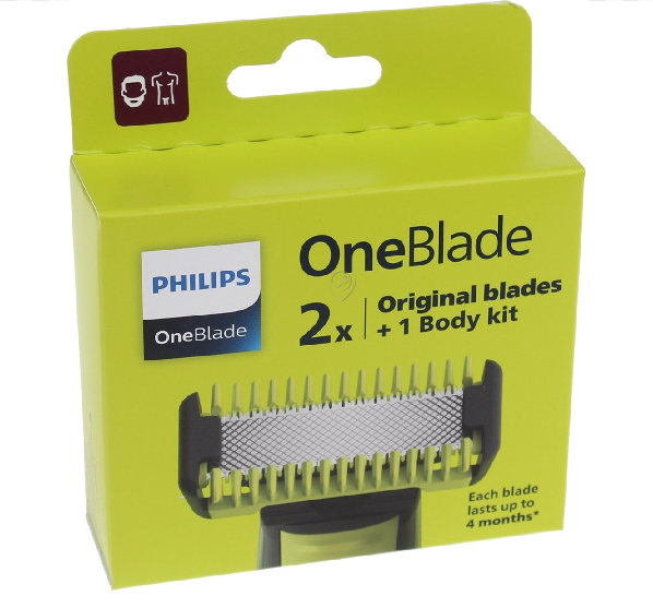 Philips - Qp620/50 lamă de ras hibridă - kit oneblade pentru corp - 2 buc. - QP62050 - pentru Aparat de ras
