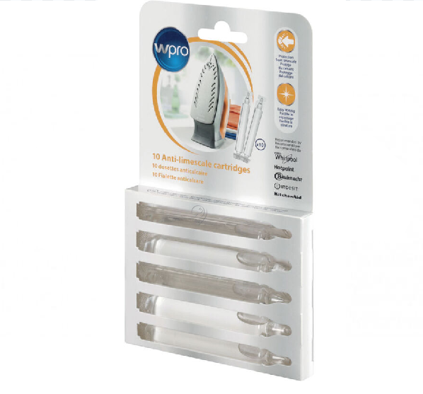 Whirlpool - Detartrant pentru stație de călcat cu abur - 10 cartușe mono-doză - 484000008408
