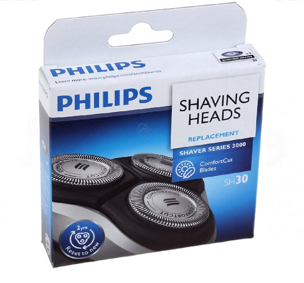 Philips - Capete de ras - SH30 - Seria de aparate de ras 3000 - Blister 3 bucăți - SH3050