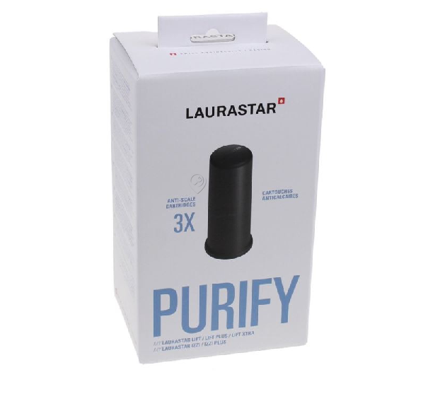 Laurastar - Cartușe anticalcar Purify lift plus - pachet 3 - 5027800525 - pentru Fier de călcat