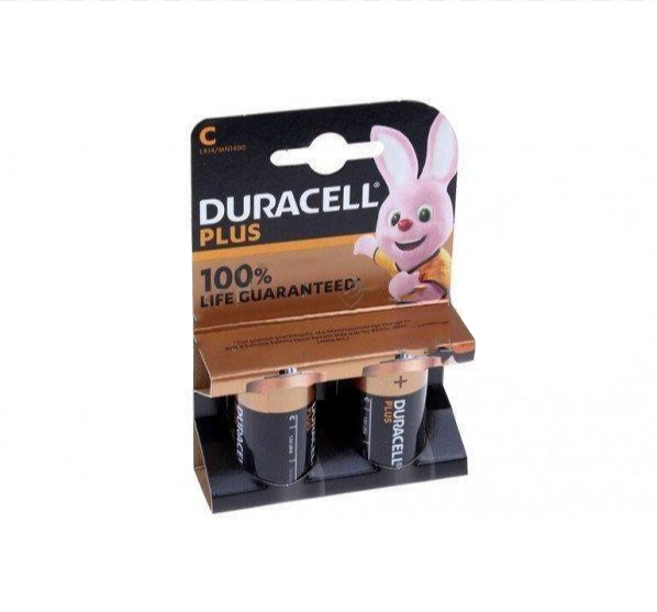 Duracell baterie alcalină - mn1400 - lr14 - c - 1.5v - plus 100% viață - set 2 buc. - 12737