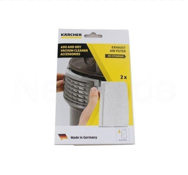 Karcher - Filtre de evacuare a aerului AD 4 (2 bucăți) - 28632620 - pentru Aspirator