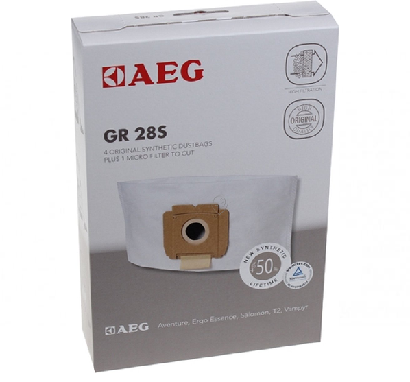 Aeg - Sac pentru aspirator original gr28s vampyr 5000 set 4 +1 filtru - 9002565423 - pentru AEG - CEPower