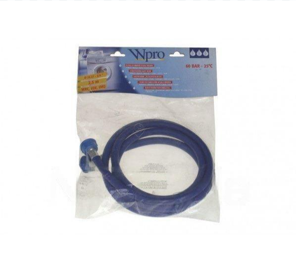 Wpro - Furtun de alimentare drept - unghiular 2.5m - 481953028934 - pentru Mașină de spălat vase