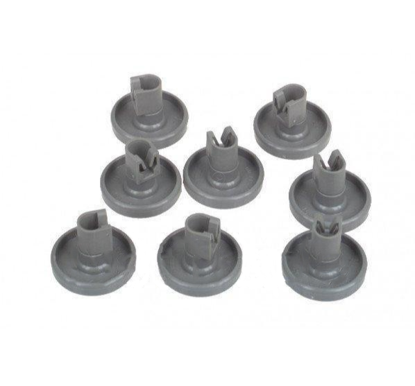 Electrolux - Roți pentru coș - coș inferior - set de 8 buc. - original - 50286965004 - pentru Mașină de spălat vase ATAG - VA6111