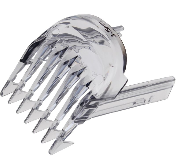 Philips - Pieptene reglabil pentru păr 3-15mm negru - 422203633281 - pentru Aparat de ras