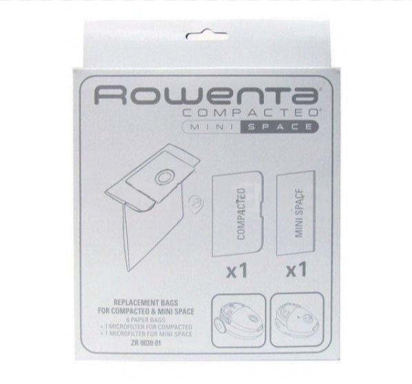 Seb - Sac de aspirator + micro filtru compacteo 6 bucăți - ZR003901 - pentru ROWENTA - COMPACTEO
