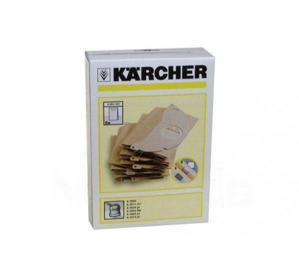 Karcher - Sac de aspirator Karcher A2004-A2024 - set de 5 bucăți - 69043220 - pentru KARCHER - 6904322