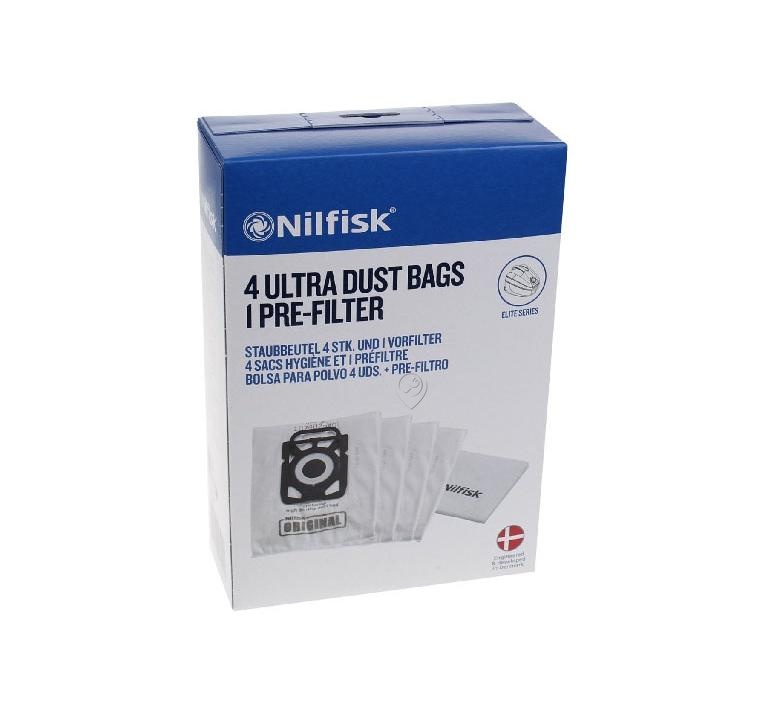 Nilfisk - Sac aspirator - sintetic - ultra plus (4) - seria elite - 107407940