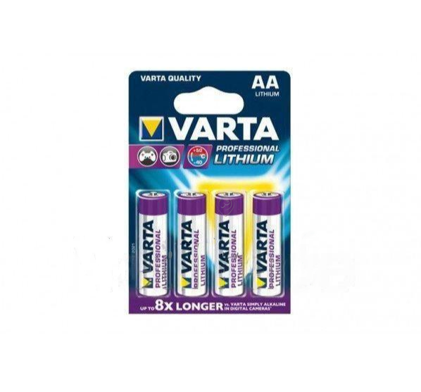 Varta - Baterie LR06 litiu profesional 1,5V 4 x AA - 6106301404