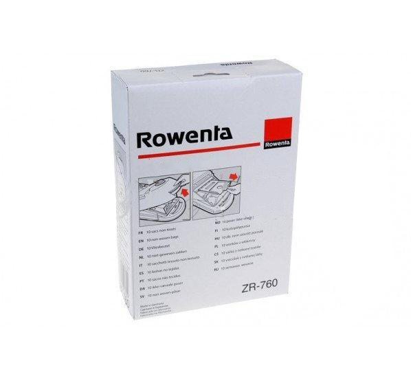Sac de aspirator Rowenta ZR765 - ambia - 10 buc. - ZR760 - pentru SEB TEFAL CALOR MOULINEX - RB111 - RB111_DE DE