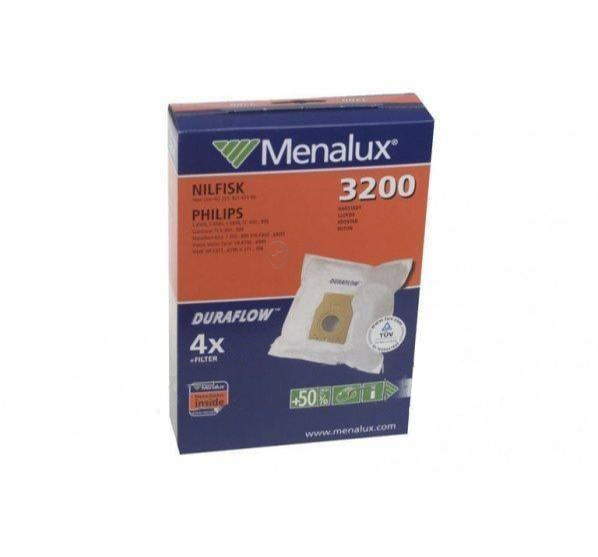 Menalux - Sac de aspirator synth Philips Oslo Visio N Compact 3200 - 9001961490 - pentru PHILIPS - HR6371