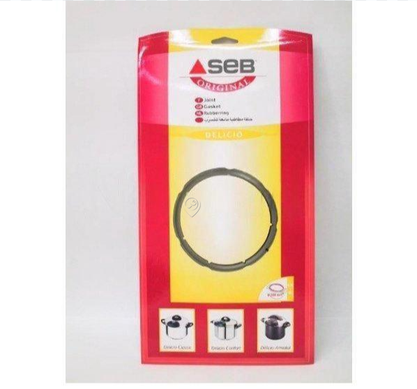 Seb - Garnitură de etanșare pentru oala sub presiune 4,5l / 6l - inox - diametru 220mm - delicio - 980157 - pentru SEB TEFAL CALOR MOULINEX - DELICIO