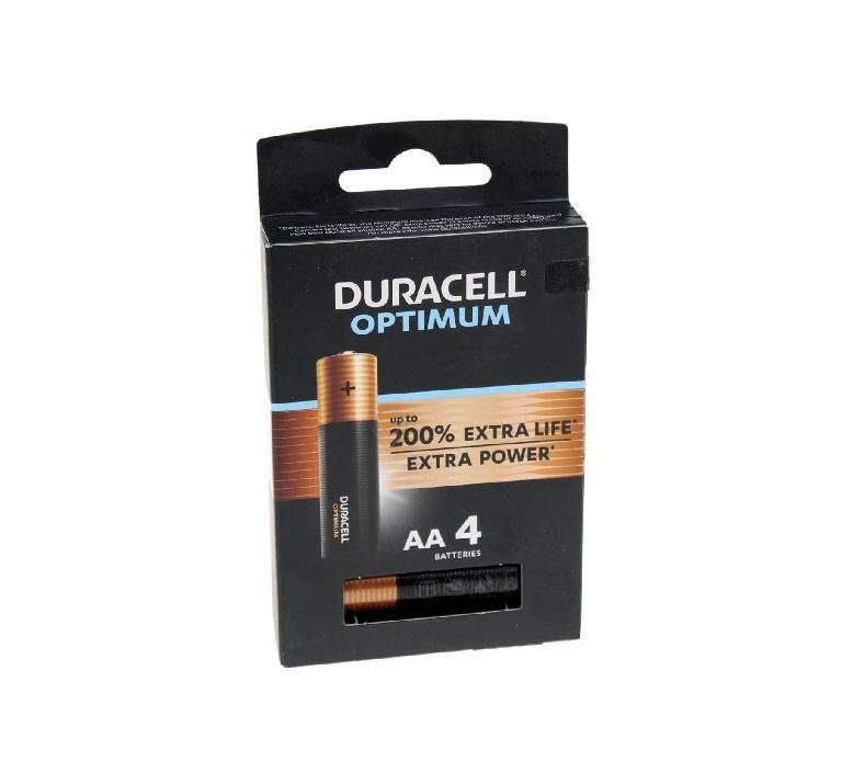 Duracell baterie optimum extra power AA blister 4 - 12740