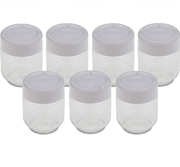 Seb - Borcănele pentru iaurt - ambalate câte 7 - A14A03 - pentru Aparate casnice mici MOULINEX - DJC101013H0