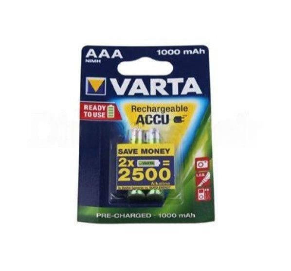 Varta - Micro / AAA R2U 1000mAh 2 pachete - 5703301402