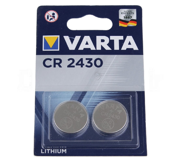 Baterie Varta litiu CR2430 - blister 2 buc. - 6430101402