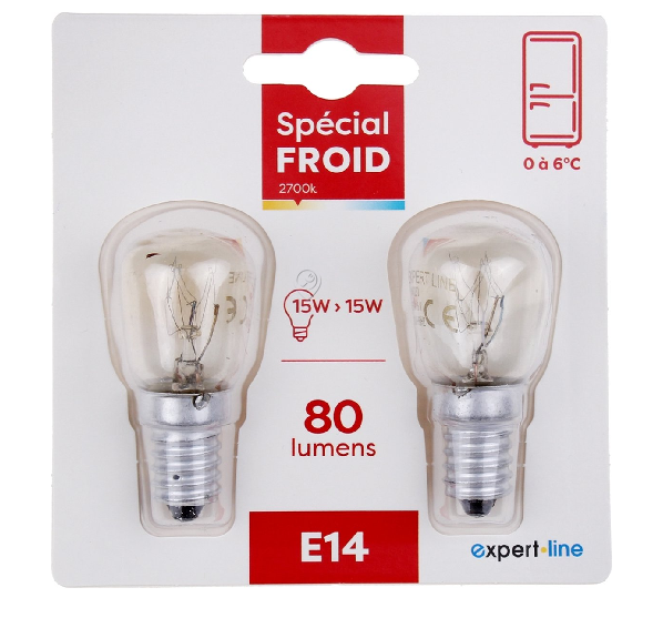 Cogex - Bec frigider - 15W - E14 - set 2 buc. - 646280