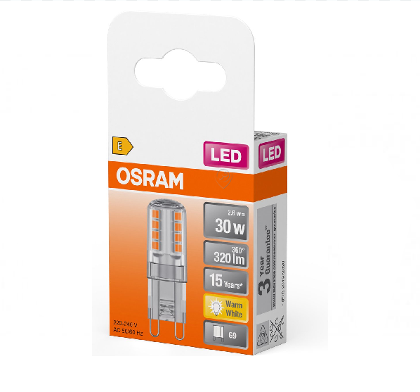 Osram - Lampă LED star spin 30 cl 2,6w/827 g9 - 4058075432338 - pentru Iluminat