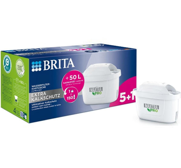 Brita - Maxtra pro lime expert - cartușe filtrante - 5+1 gratuit - 1050934 - pentru Tratament apă