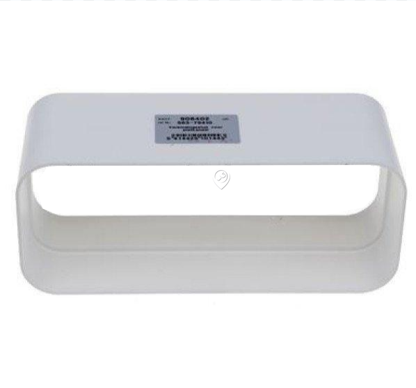 Novy - Piesă de conectare pentru conductă dreaptă de evacuare a aerului (94x227x80 mm) - 906402 - pentru Hota