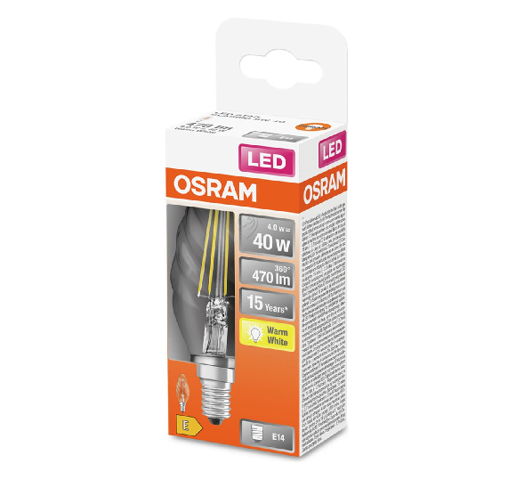 Osram - Bec LED retrofit clasic bw(40) 4W / 827 / 2700K - E14 - 4058075434202 - pentru Iluminat